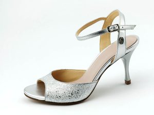Silver Wedding leather sandals Model 304