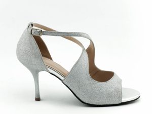 Beautiful tango silver glitter sandals