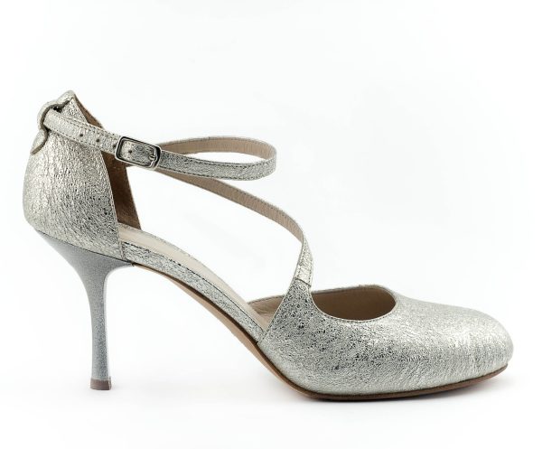 Adorable silver hand made sandals