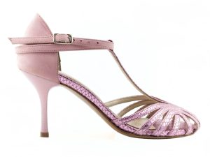 Elegant pink sandals for a fairytale wedding
